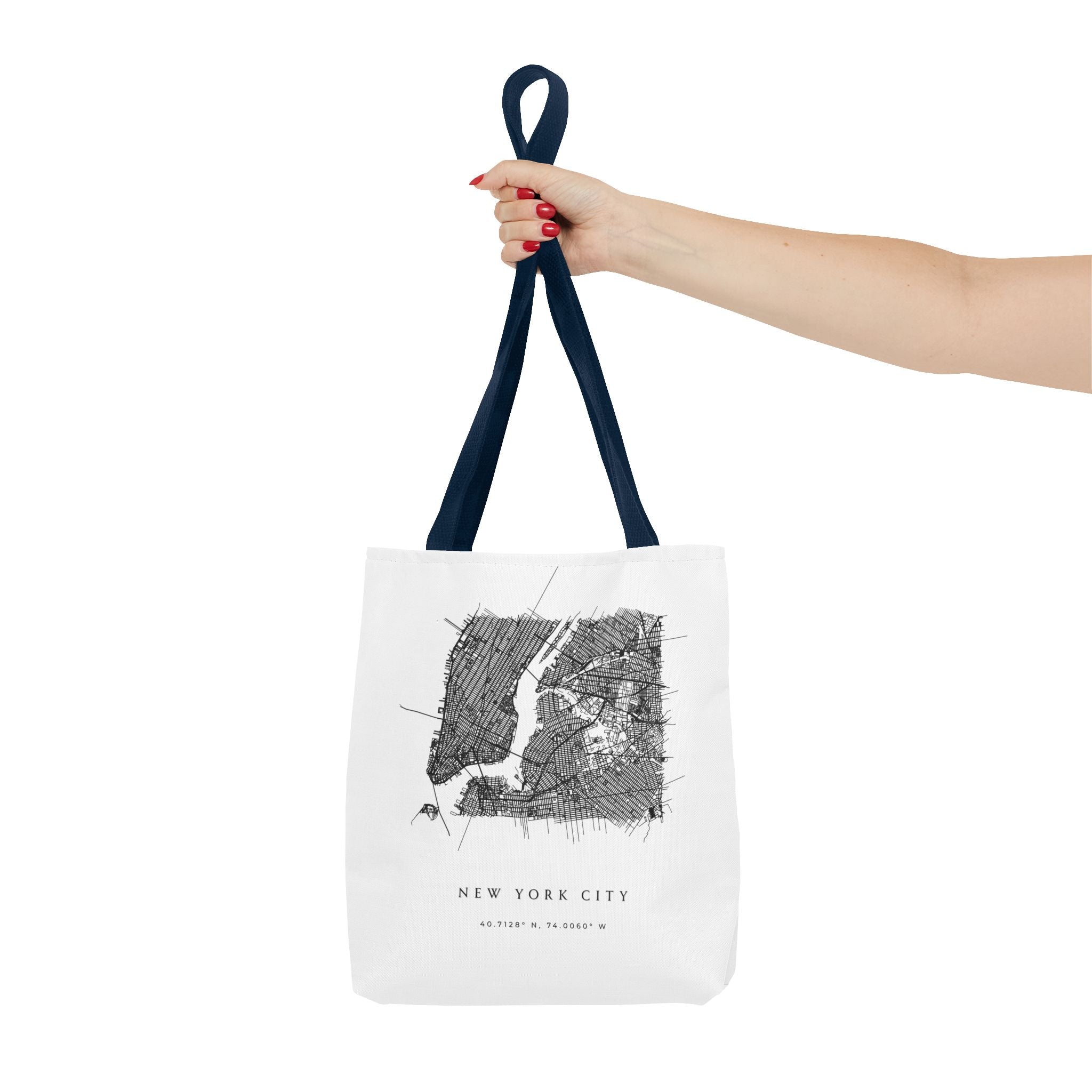 New York City Map Tote Bag