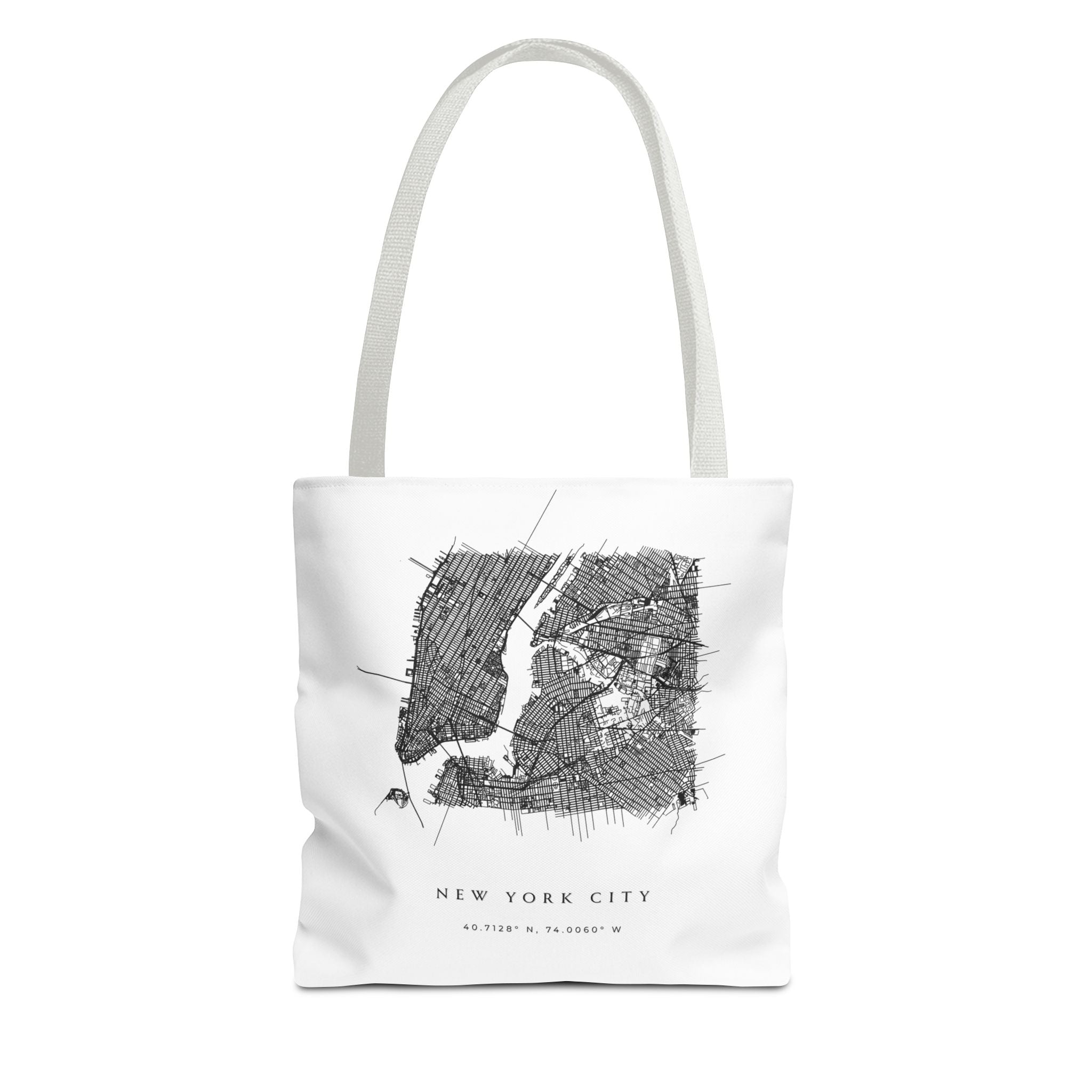 New York City Map Tote Bag