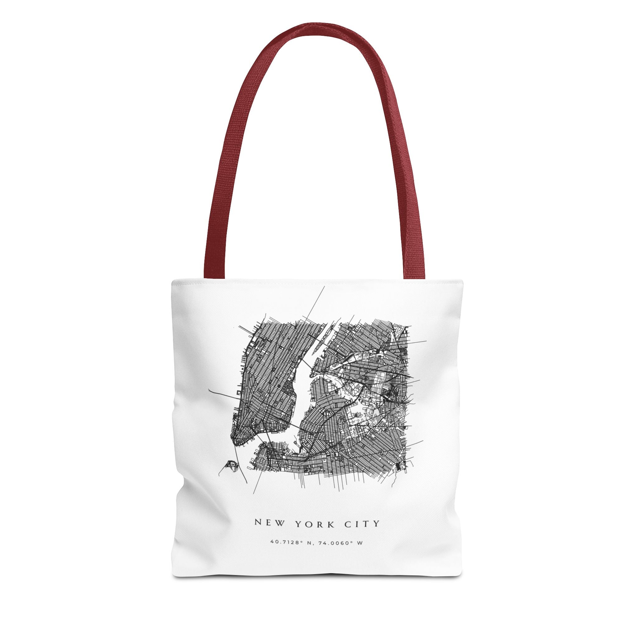 New York City Map Tote Bag