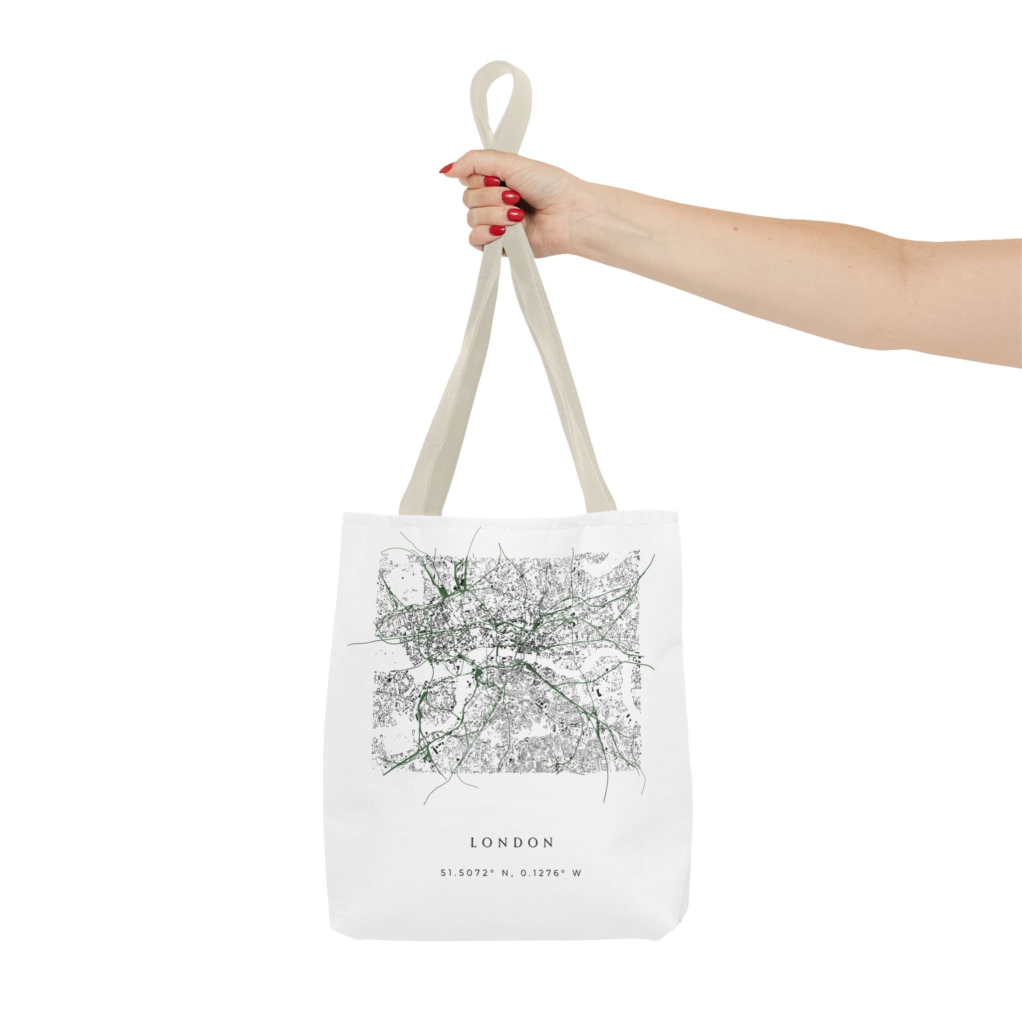 London City Map Tote Bag