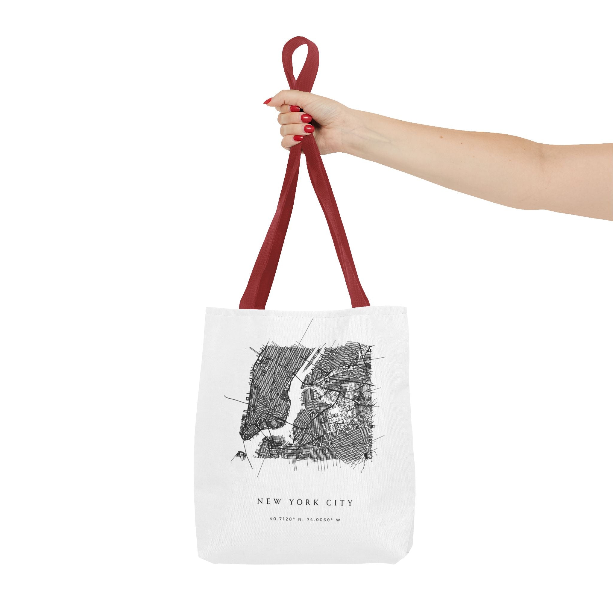 New York City Map Tote Bag