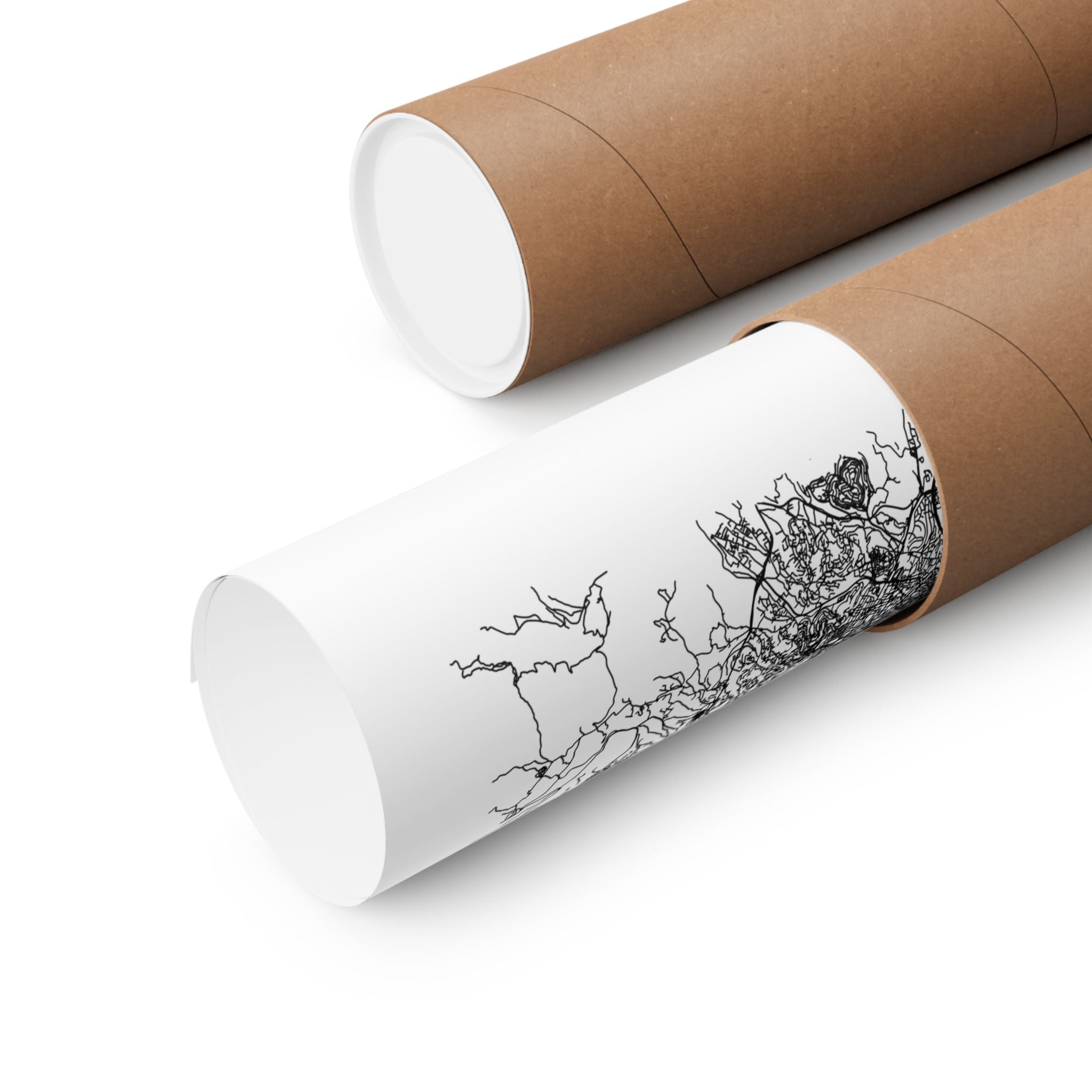 Jerusalem Minimalist City Map Poster