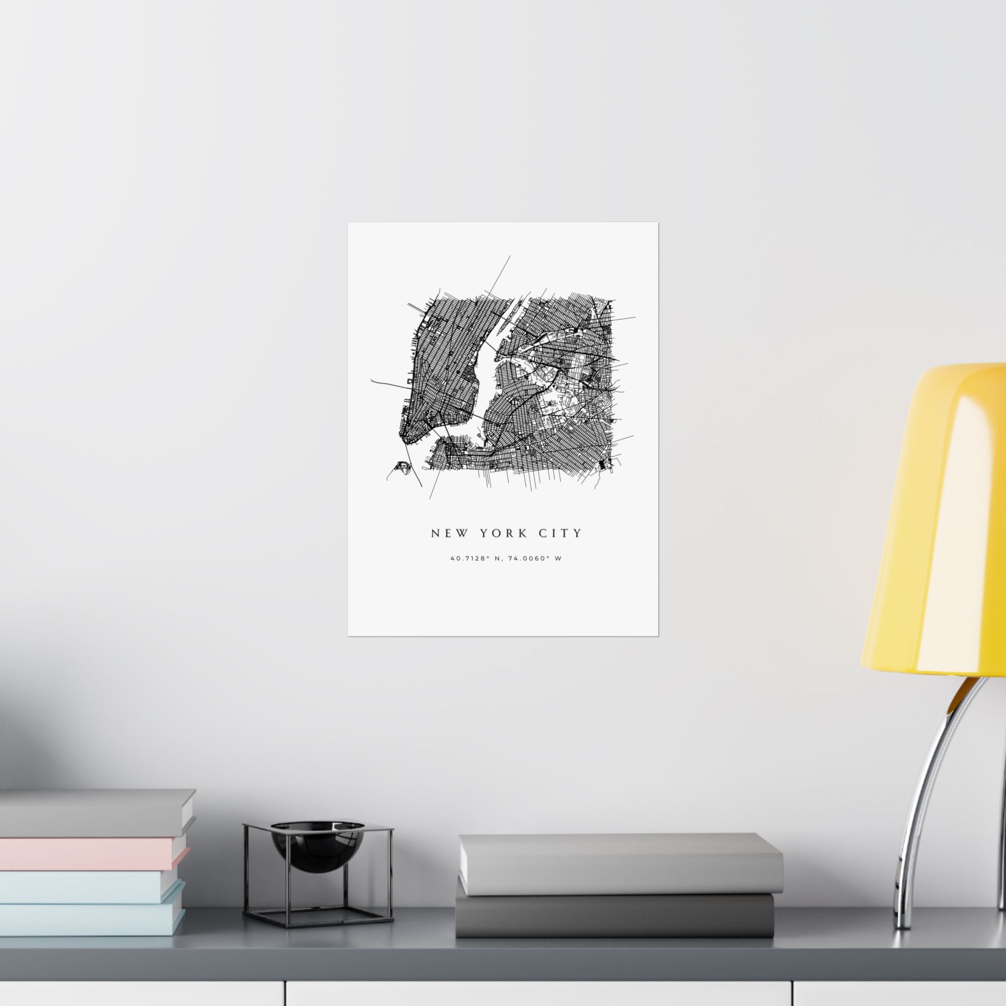 New York City Map Poster