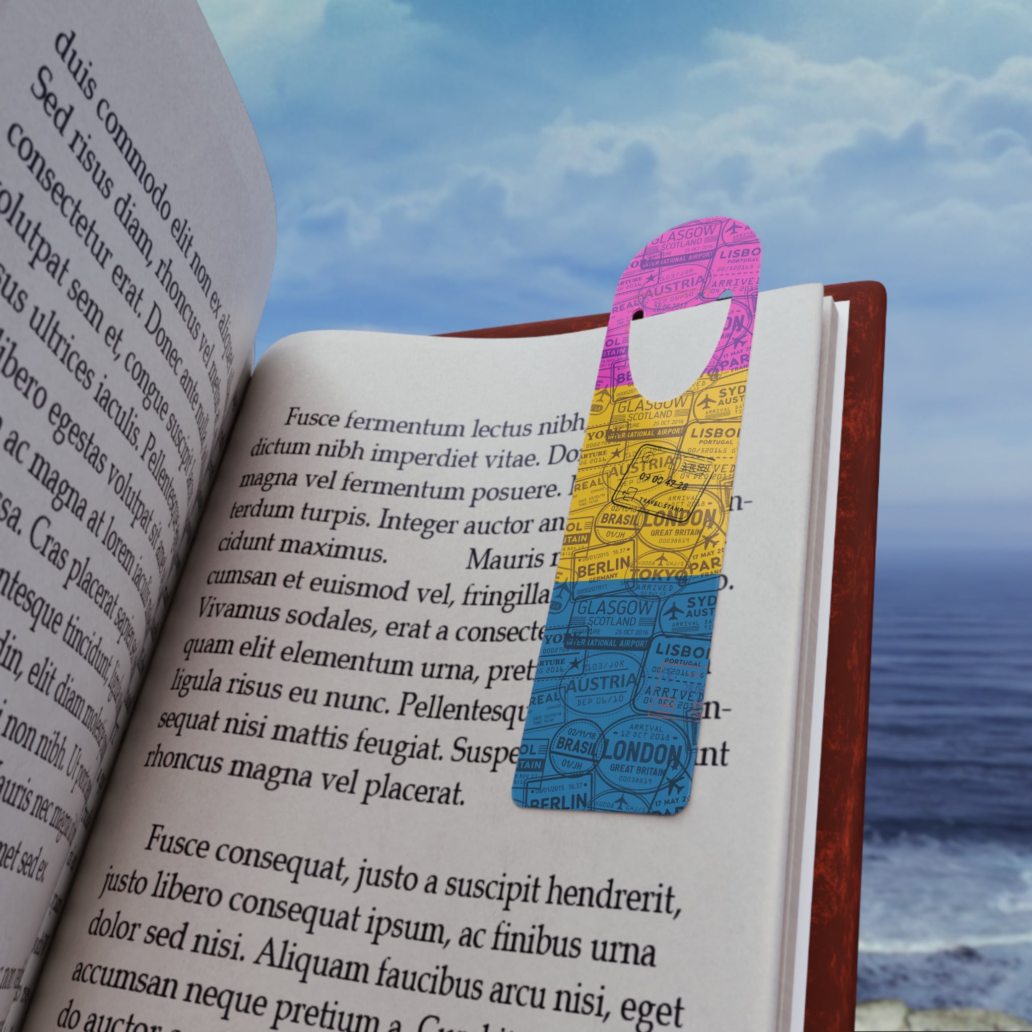 Travel Stamp Bookmark