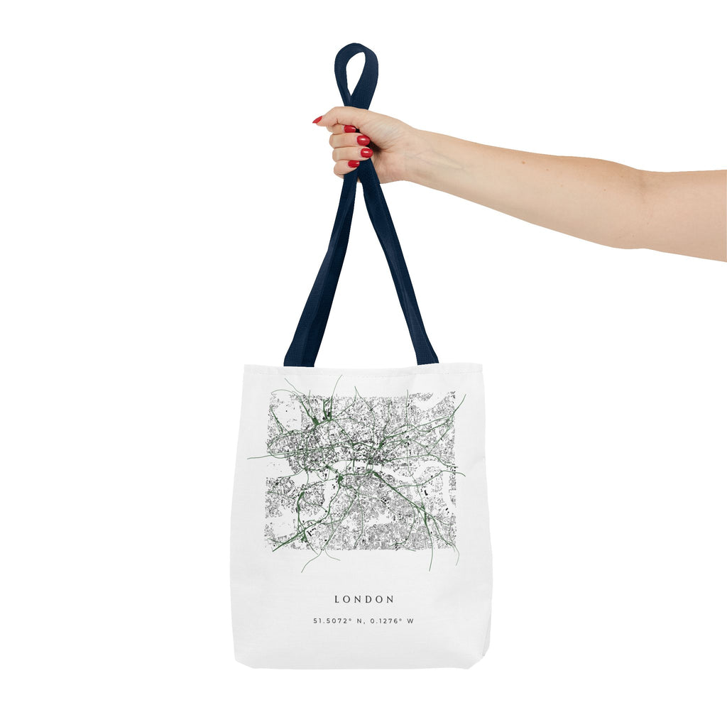 London City Map Tote Bag