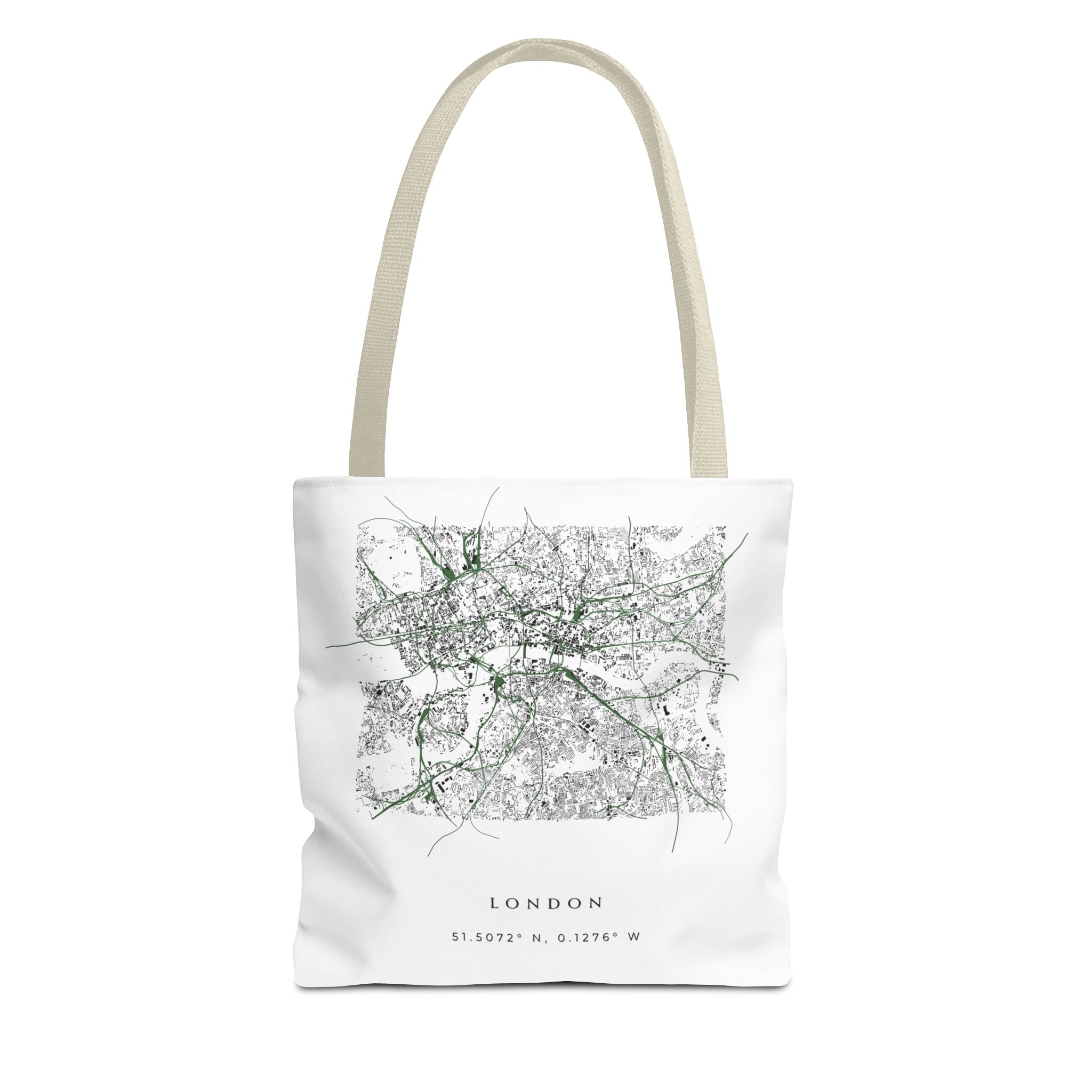 London City Map Tote Bag