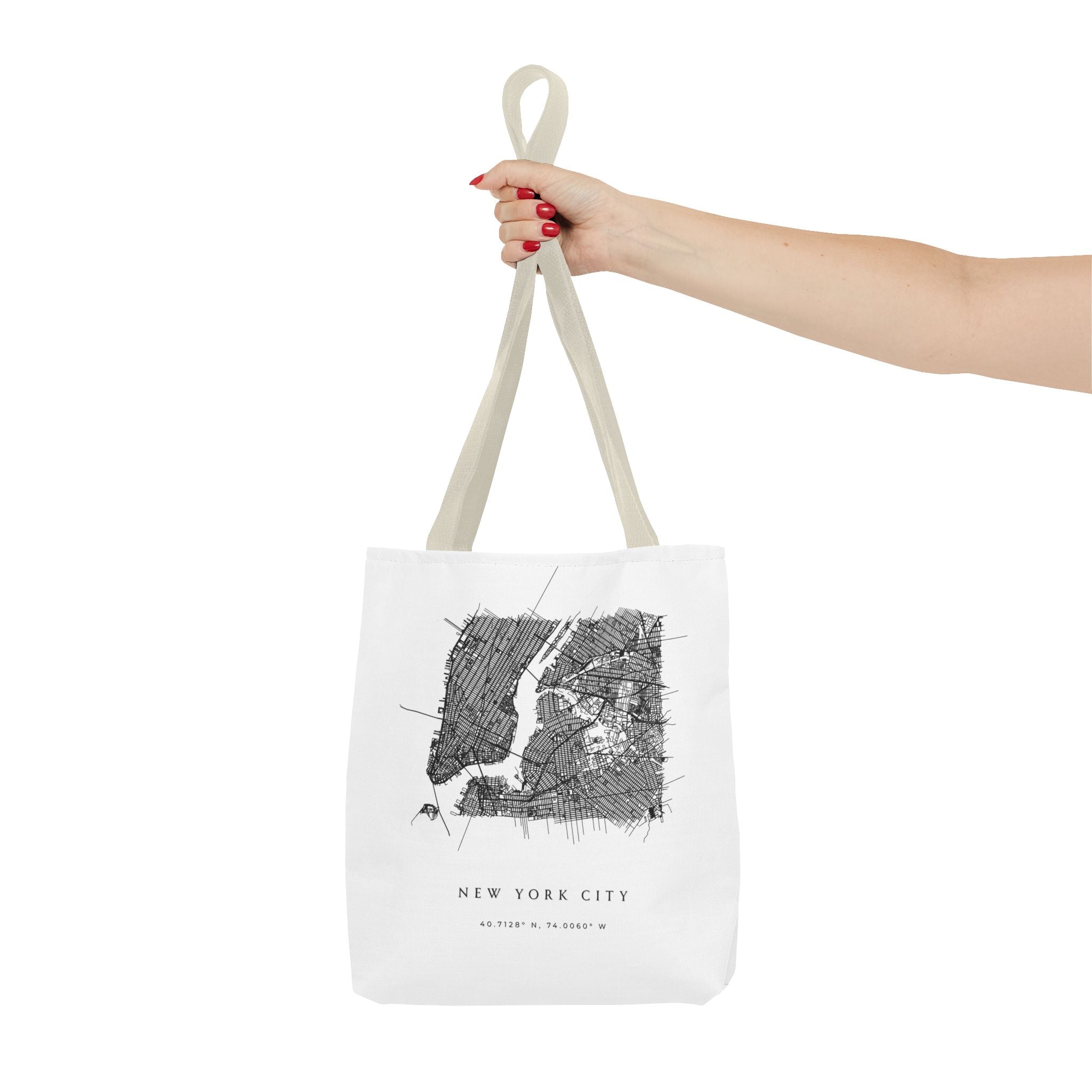 New York City Map Tote Bag