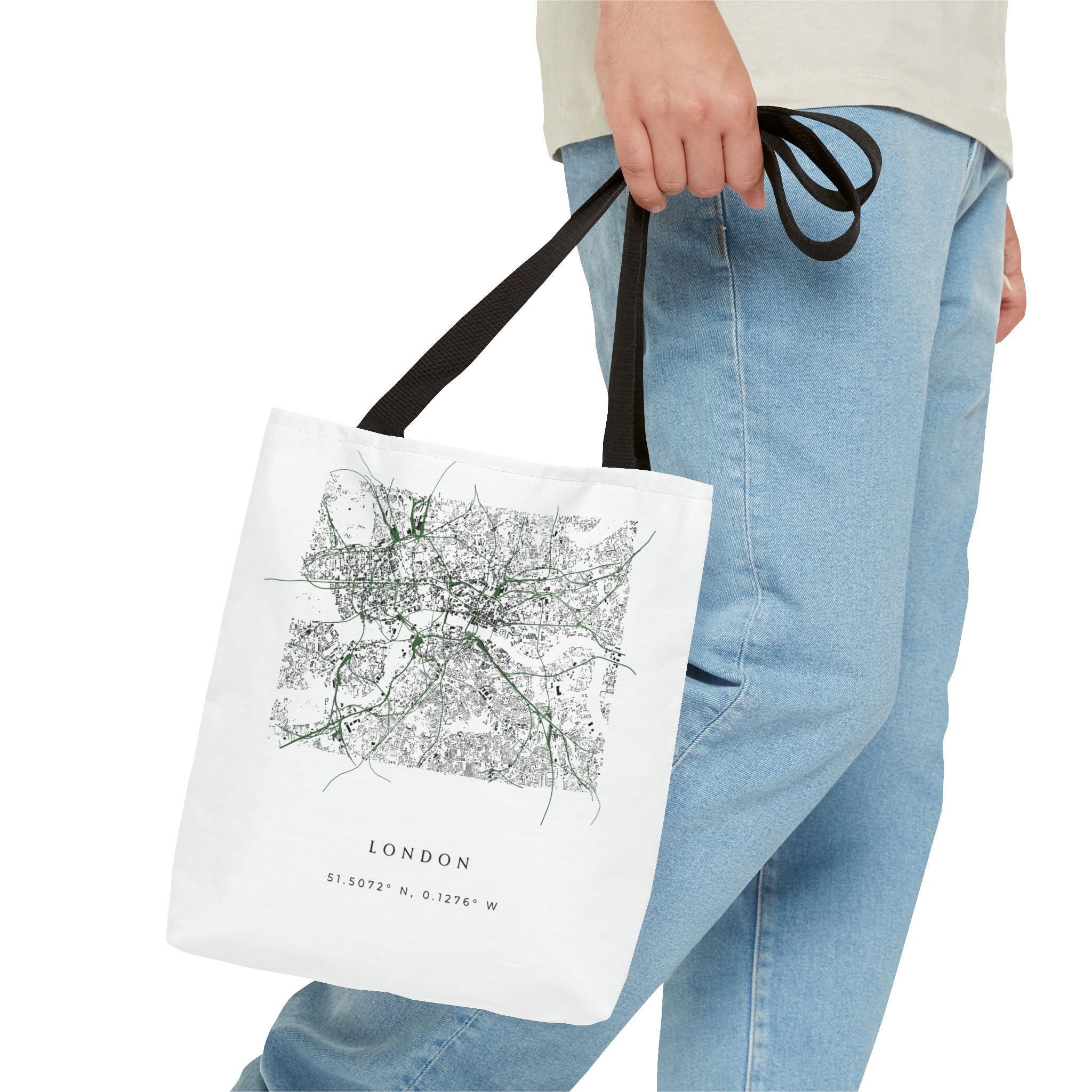 London City Map Tote Bag
